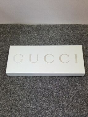Gucci White Box with Silver Embossed Logo